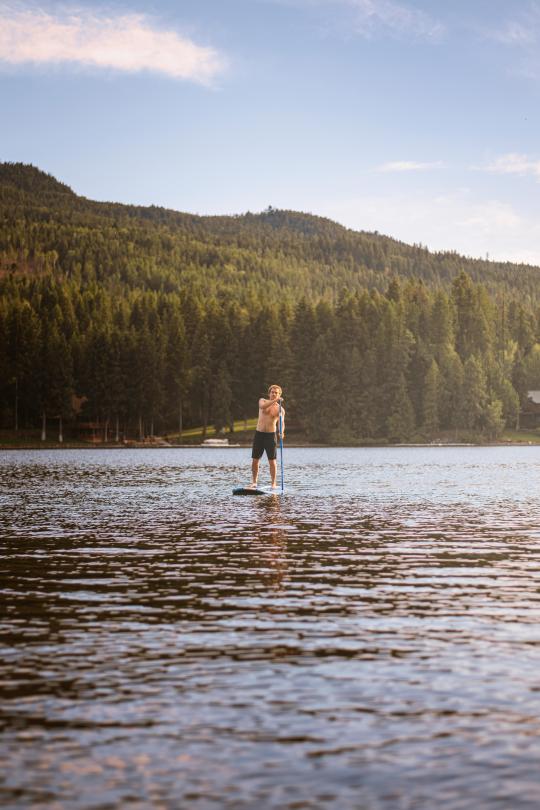 Paddle boarding